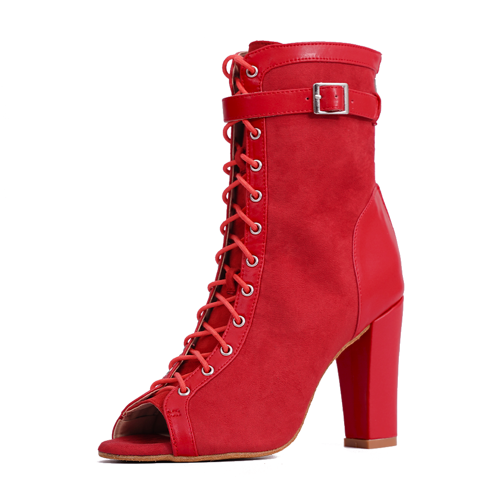 Emily Rouge - Heel chunky - Customizable Joheela - Heels dance shoes - Heel dance shoe