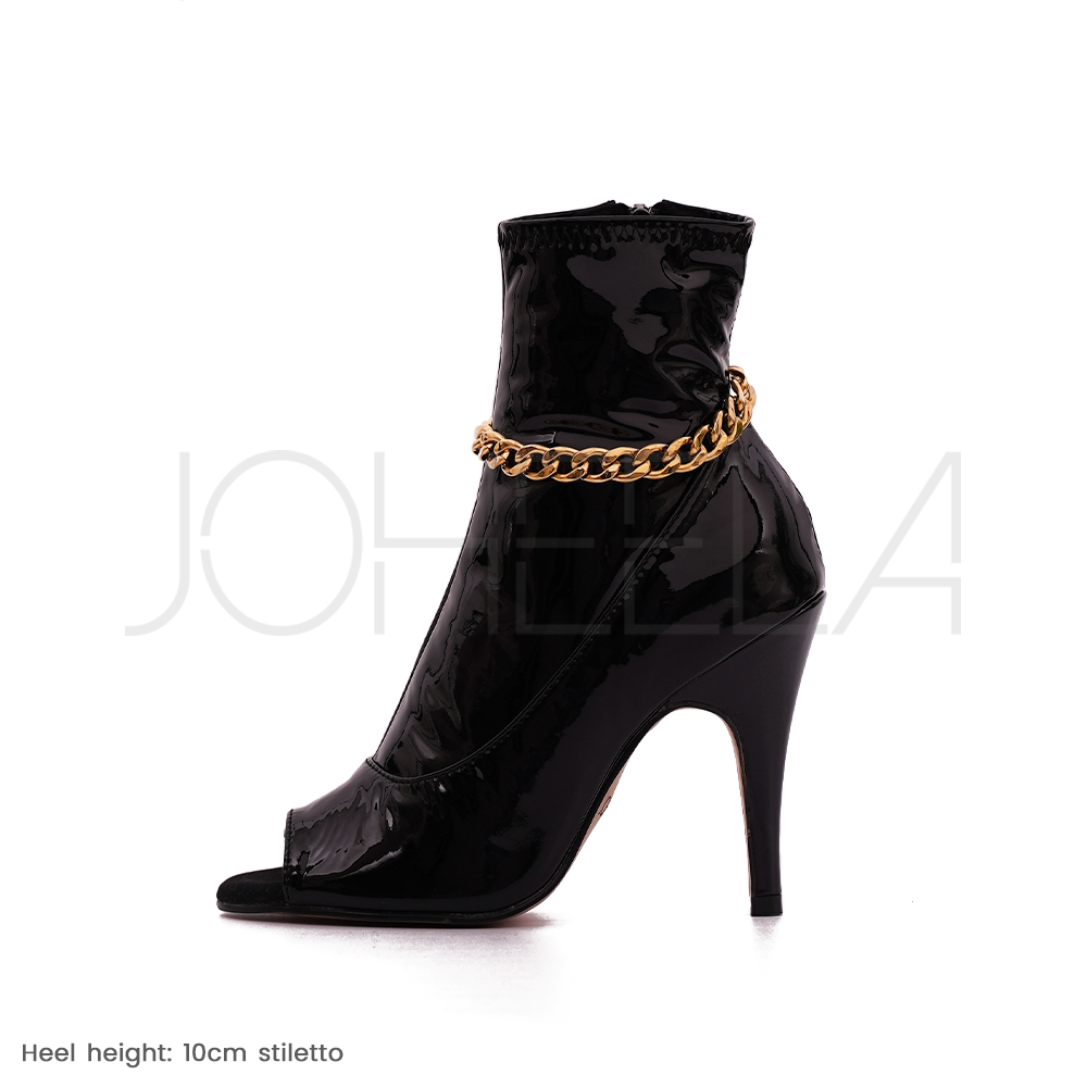 Aria - Goldene Ketten - Stilettos - Anpassbar Joheela - Heels dance shoes - Tanzschuh mit Absatz