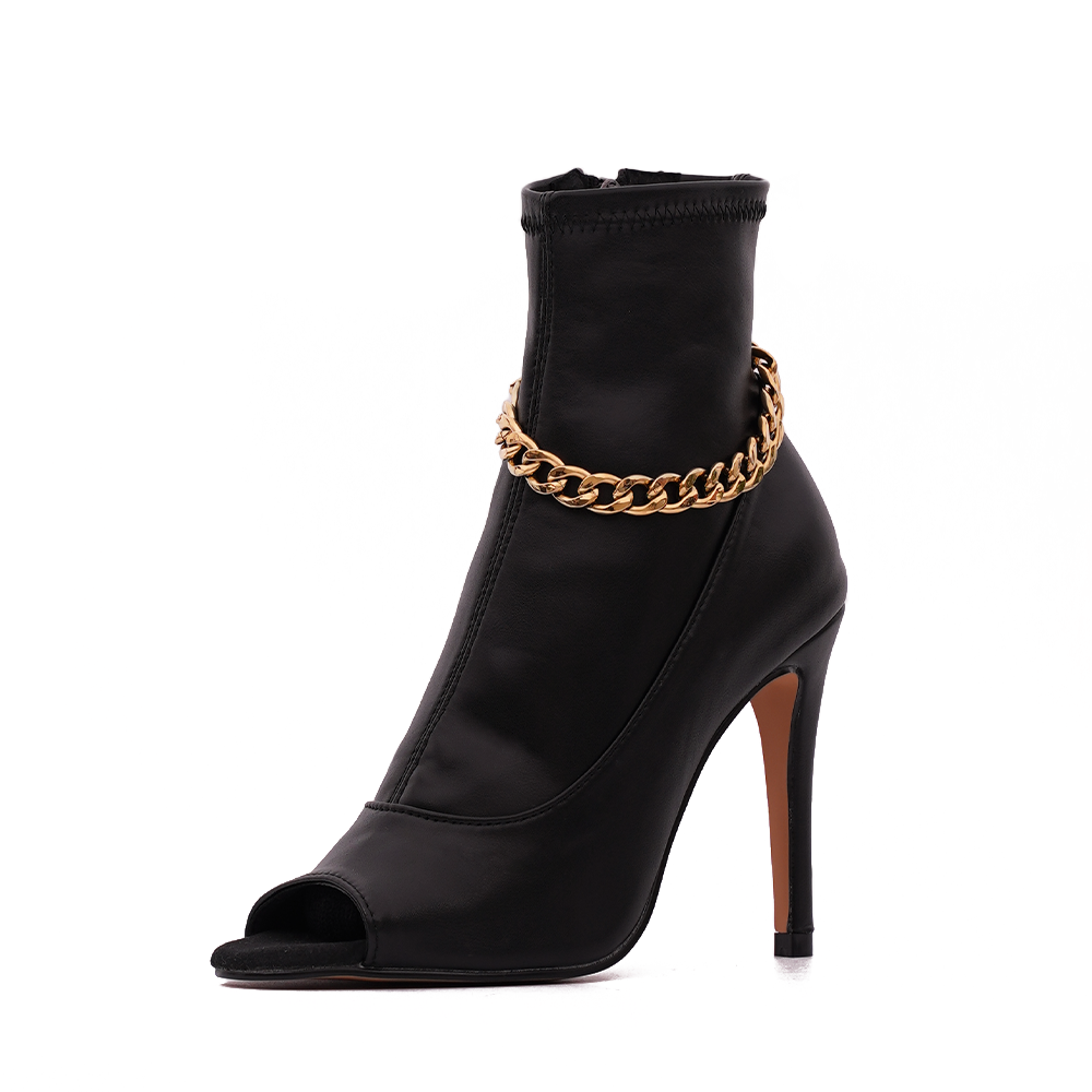 Ana - Cadenas doradas - tacones stilettos - Joheela personalizable - Zapatos de tacón de danza - Chaussure de danse talon