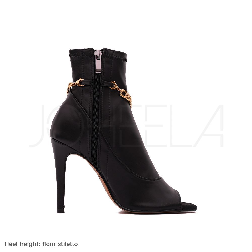Ana - Chaînes dorées - Talons stilettos - Personnalisable Joheela - Heels dance shoes - Chaussure de danse talon