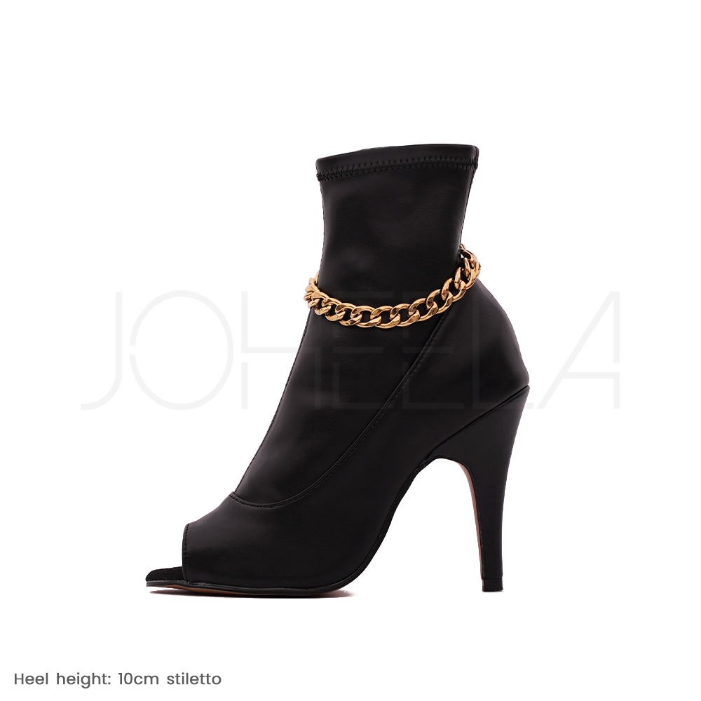 liquidación Ana - Cadenas doradas - Tacón no estándar Joheela - Zapatos de baile de tacón - Zapato de baile de tacón