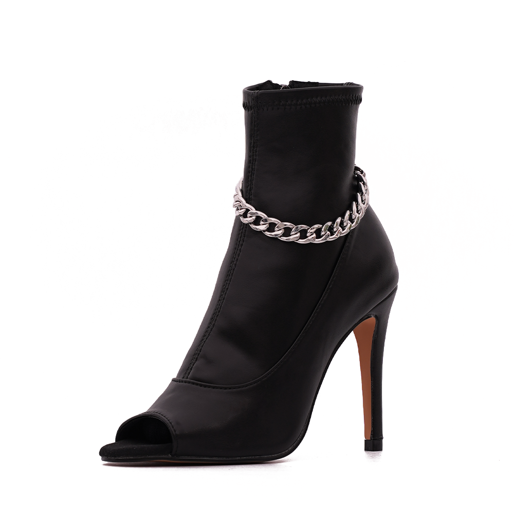 Clearance Ana - Silver chains - Non-standard heel Joheela - Heels dance shoes - Heels dance shoes