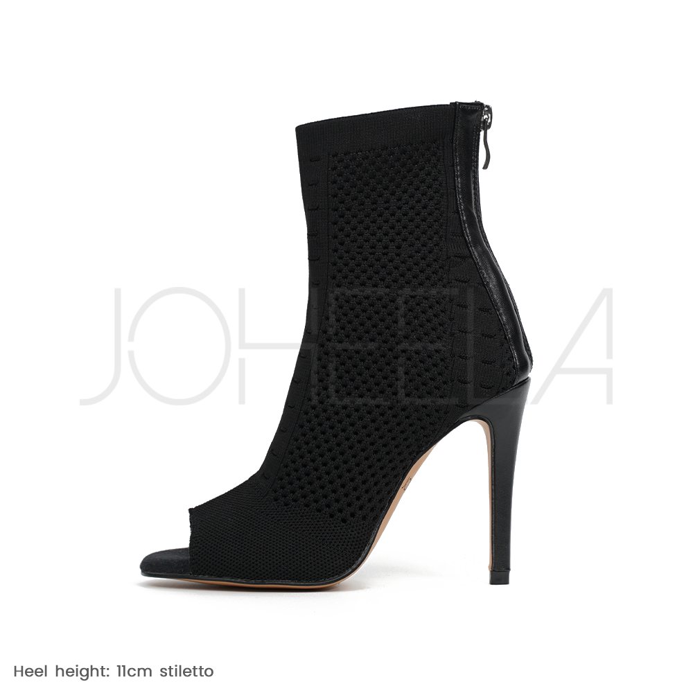 Clearance Lou noir - Non-standard heel Joheela - Heels dance shoes - Heels dance shoes