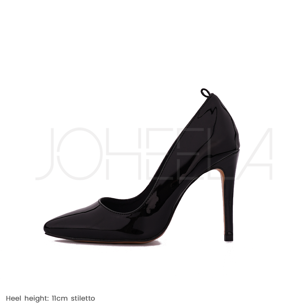 Sabrina negro - tacones stilettos - Personalizable Joheela - Zapatos de baile de tacón - Chaussure de danse talon