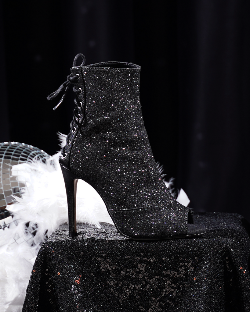 Louane édition glitters - tacones stilettos - Personalisable Joheela - Heels dance shoes - Chaussure de danse talon