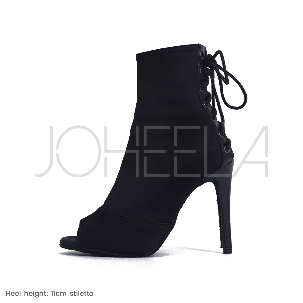 Louane schwarz - Stilettos - Anpassbar Joheela - Heels dance shoes - Tanzschuh mit Absatz