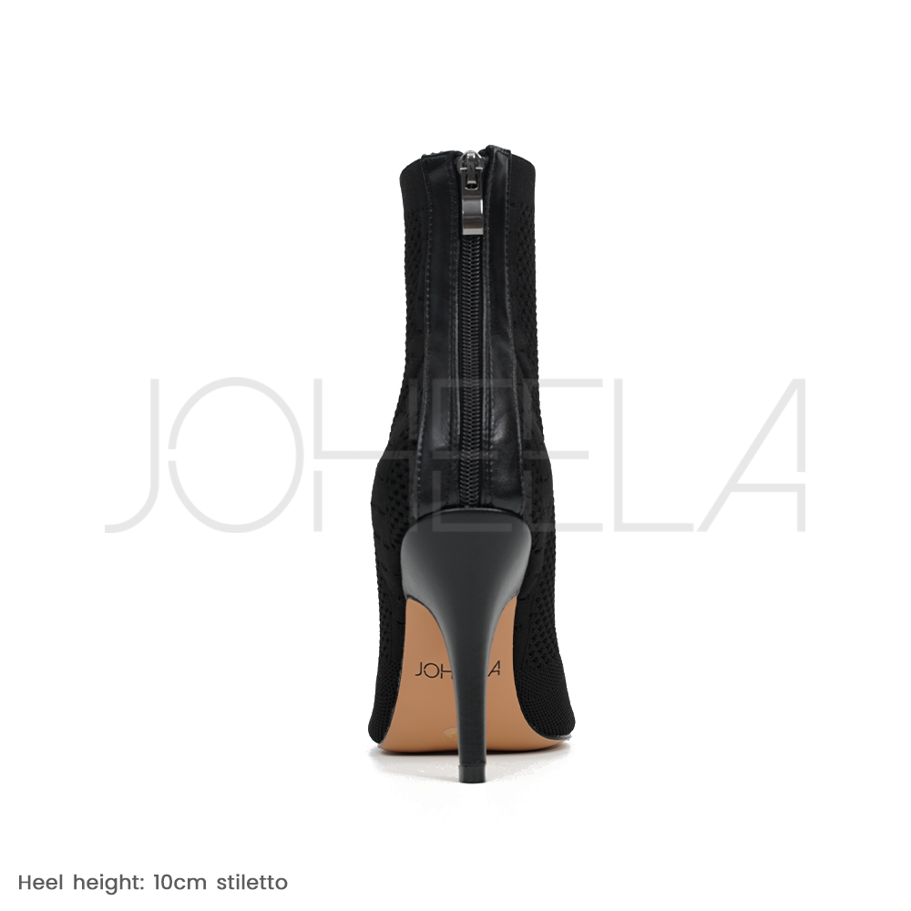 Lou noir - Talons stilettos - Personnalisable Joheela - Heels dance shoes - Chaussure de danse talon