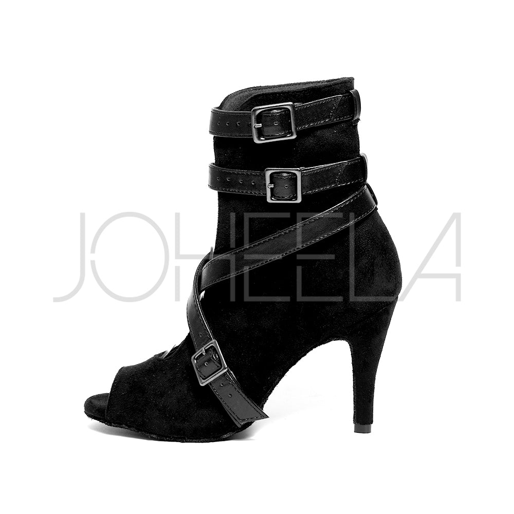 Roxane - tacones acampanada - Se puede personalizar Joheela - Zapatos de baile de tacón - Chaussure de danse talon