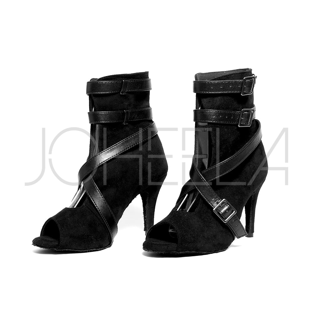 Roxane - Tacón grueso - Se puede personalizar Joheela - Zapatos de baile de tacón - Zapato de baile de tacón