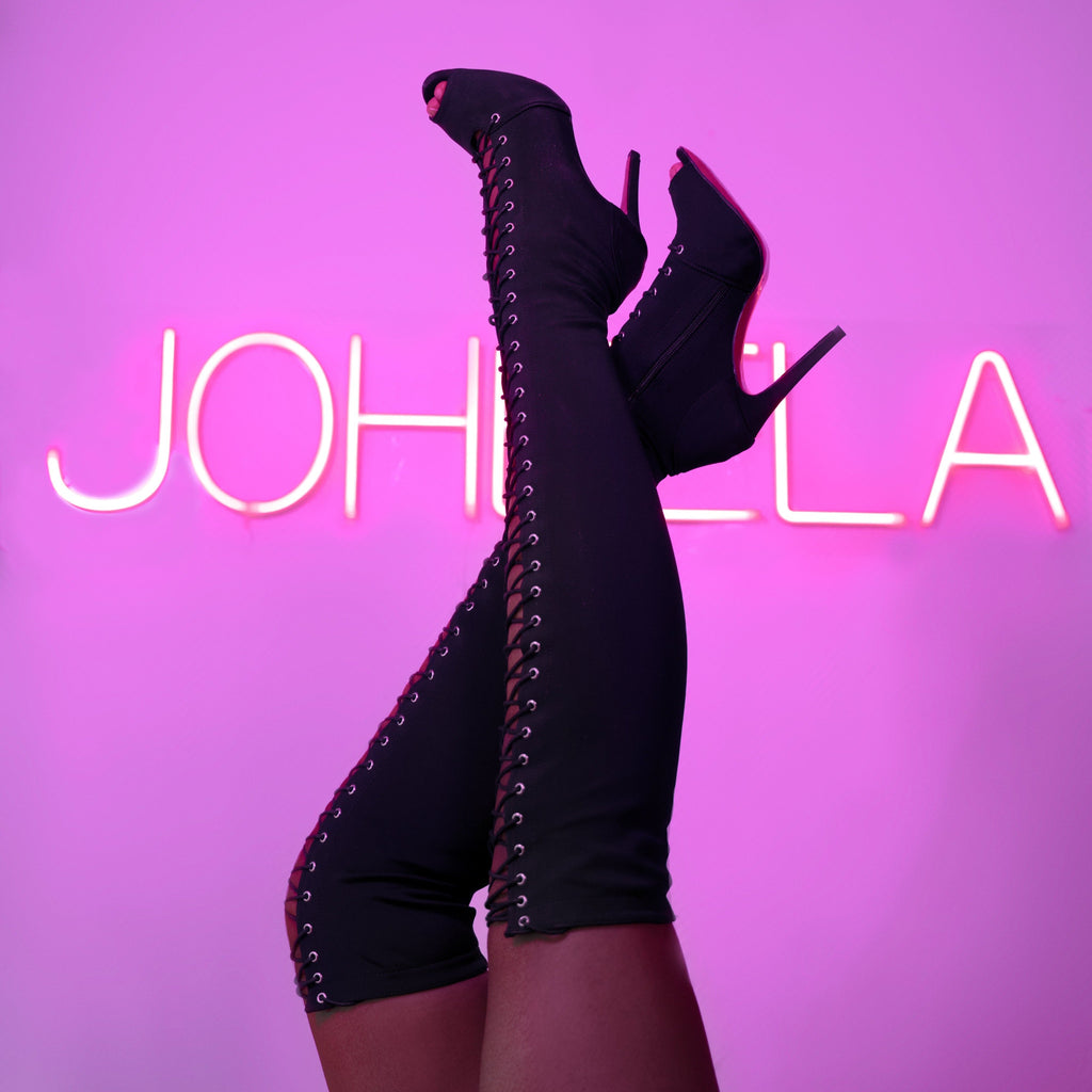 Kylie - Pair à la demande Joheela - Heels dance shoes - Chaussure de danse talon